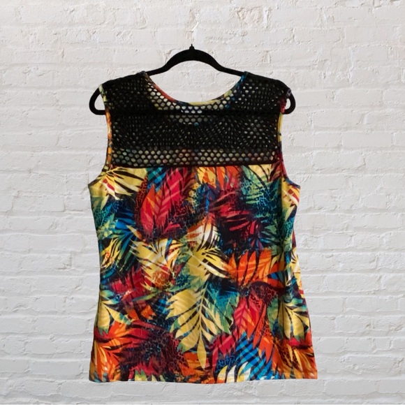 69. INITIATIVES Tank Top🌞🏖️ Multi-colour - Ladies size XL - Picture 2 of 3